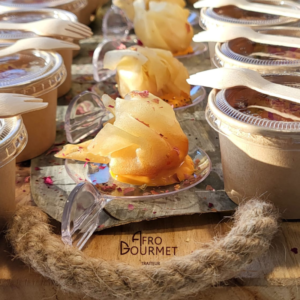 Aumônières croustillantes aux crevettes